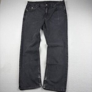 Cody James Jeans Men's 38x30 Black Straight Leg Stretch Western Denim